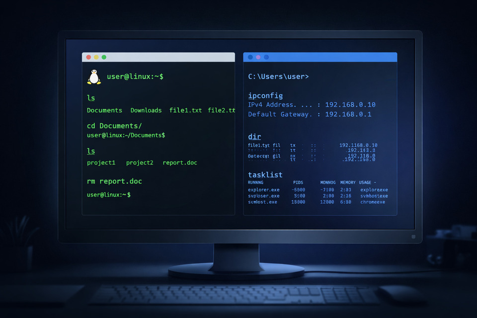 Comandes importants i útils a Linux i Windows